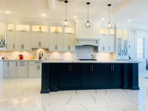 white blue kitchen cabinets mississauga
