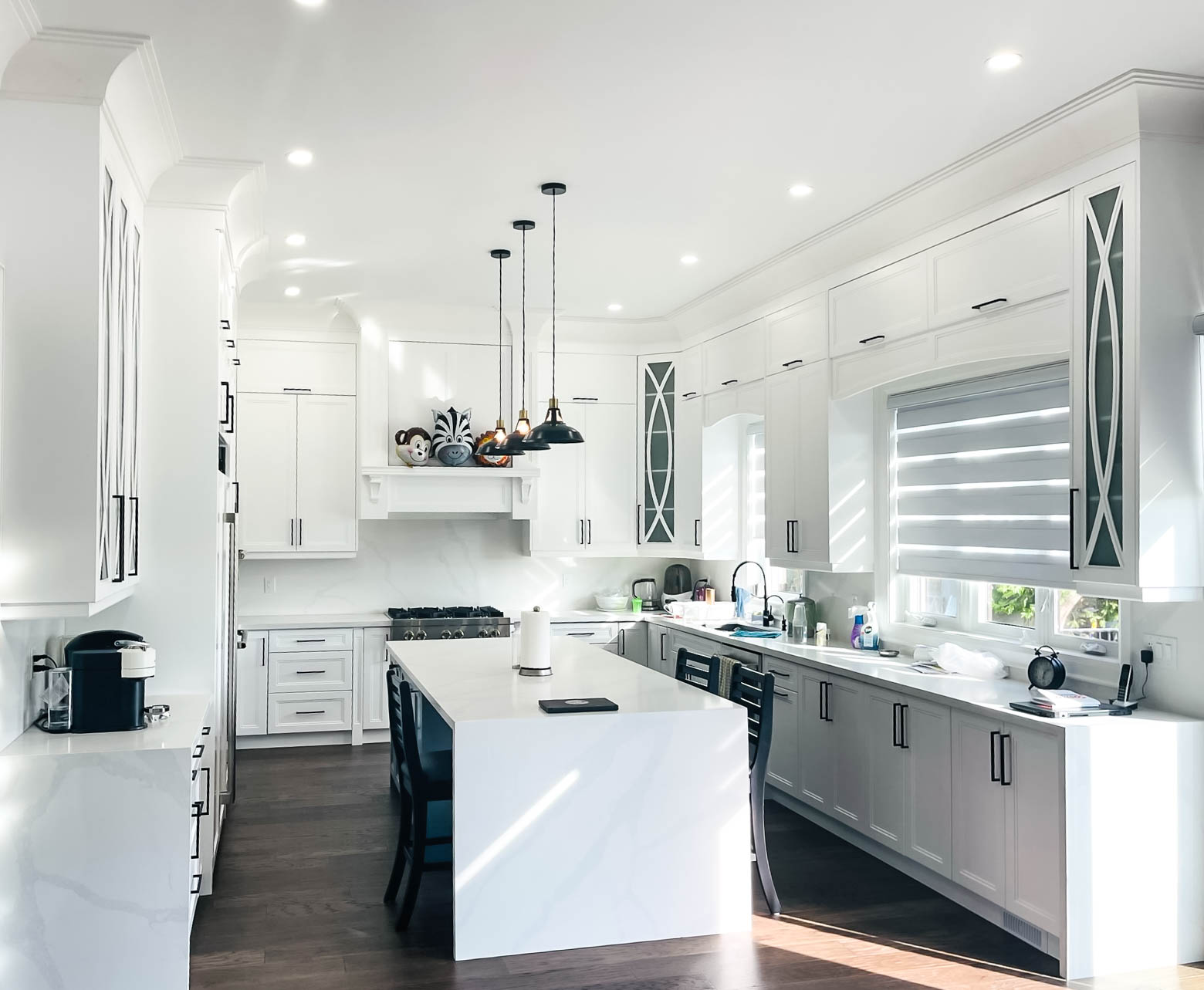 custom white kitchen cabinets burlington